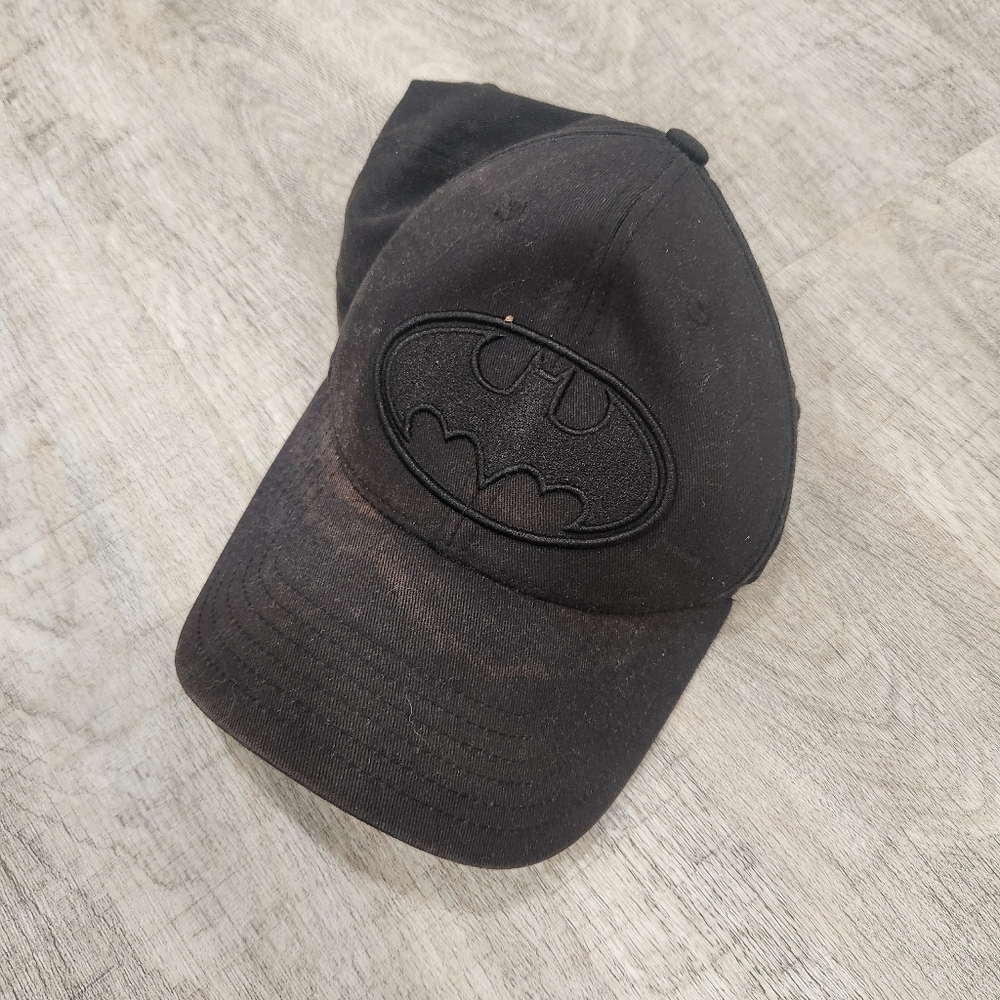 DC Batman Black Adjustable Baseball Cap